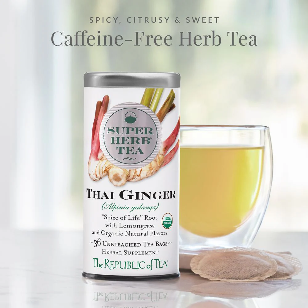 Organic Thai Ginger SuperHerb® Tea Bags - Image 2
