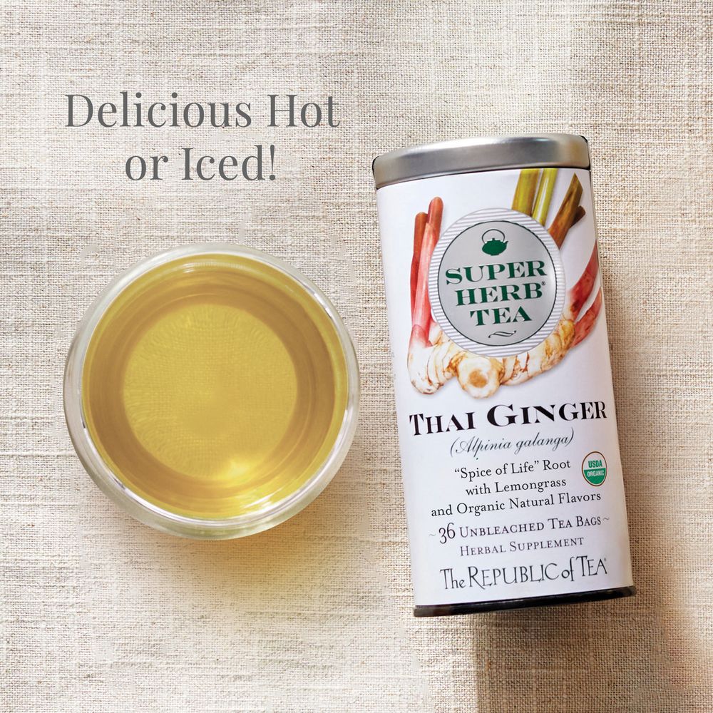 Organic Thai Ginger SuperHerb® Tea Bags - Image 4