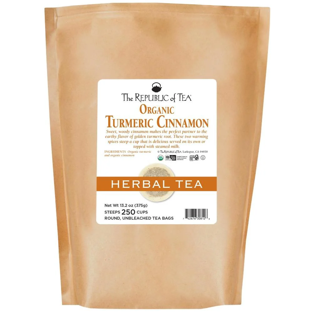 Organic Turmeric Cinnamon Tea Bags - Image 3