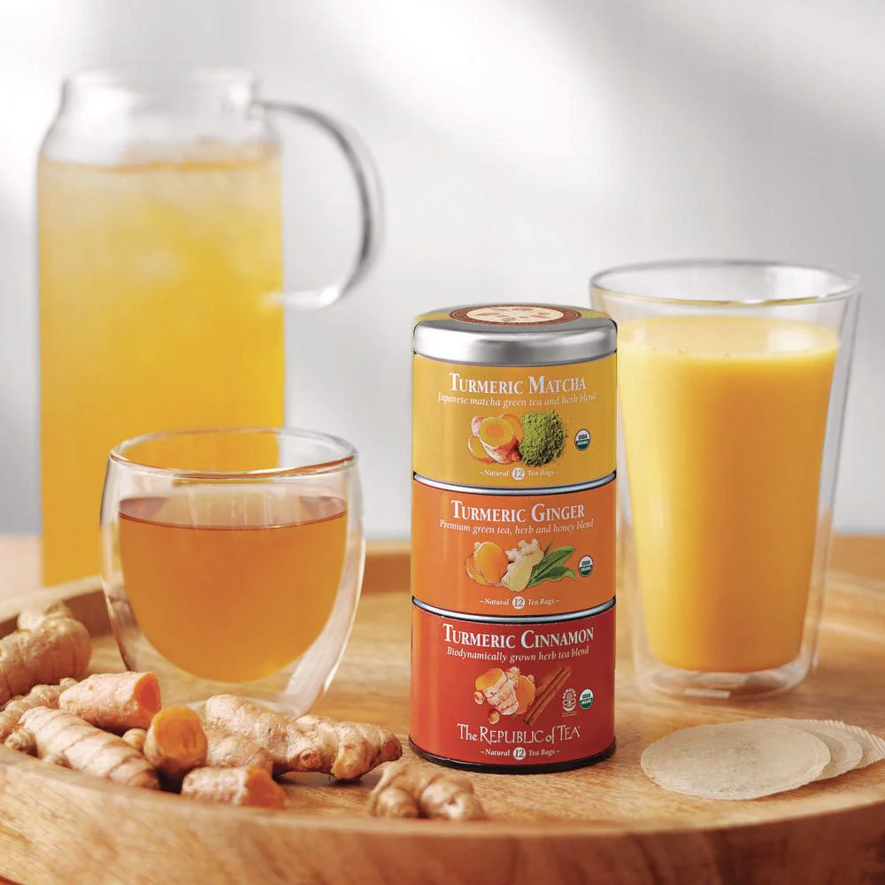 Organic Turmeric Stackable Tea Tin - Image 3