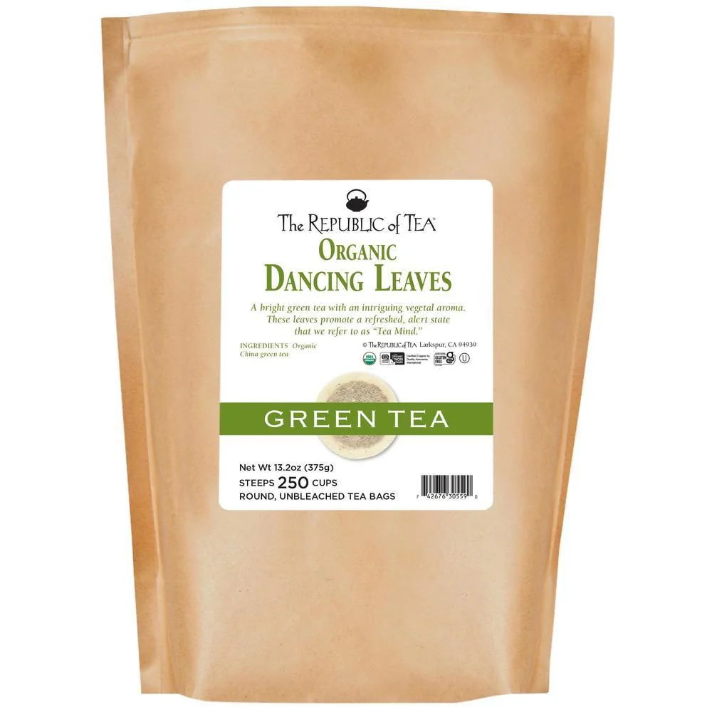 Organic Dancing Leaves Green Tea Bags - Image 4