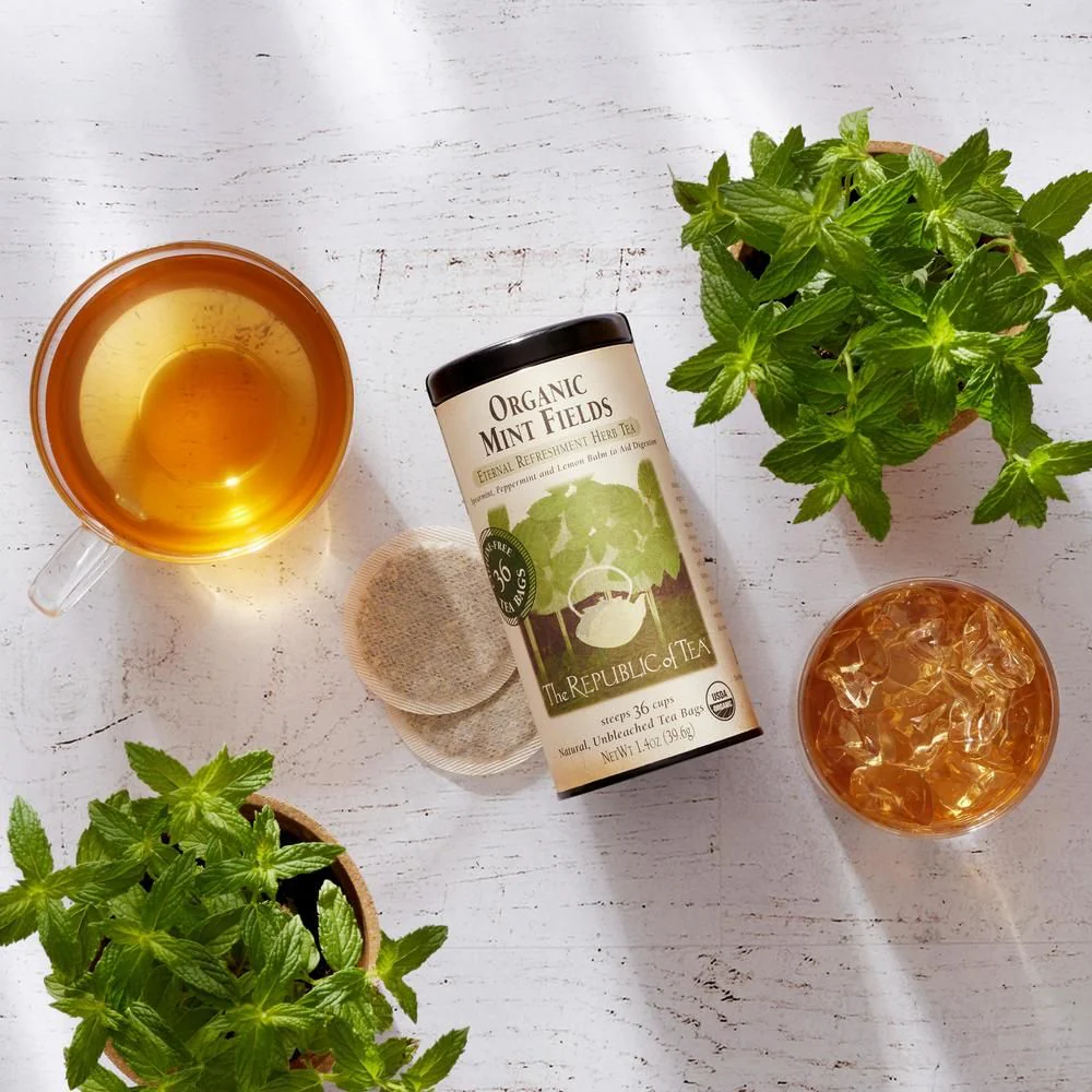 Organic Mint Fields Tea Bags - Image 2