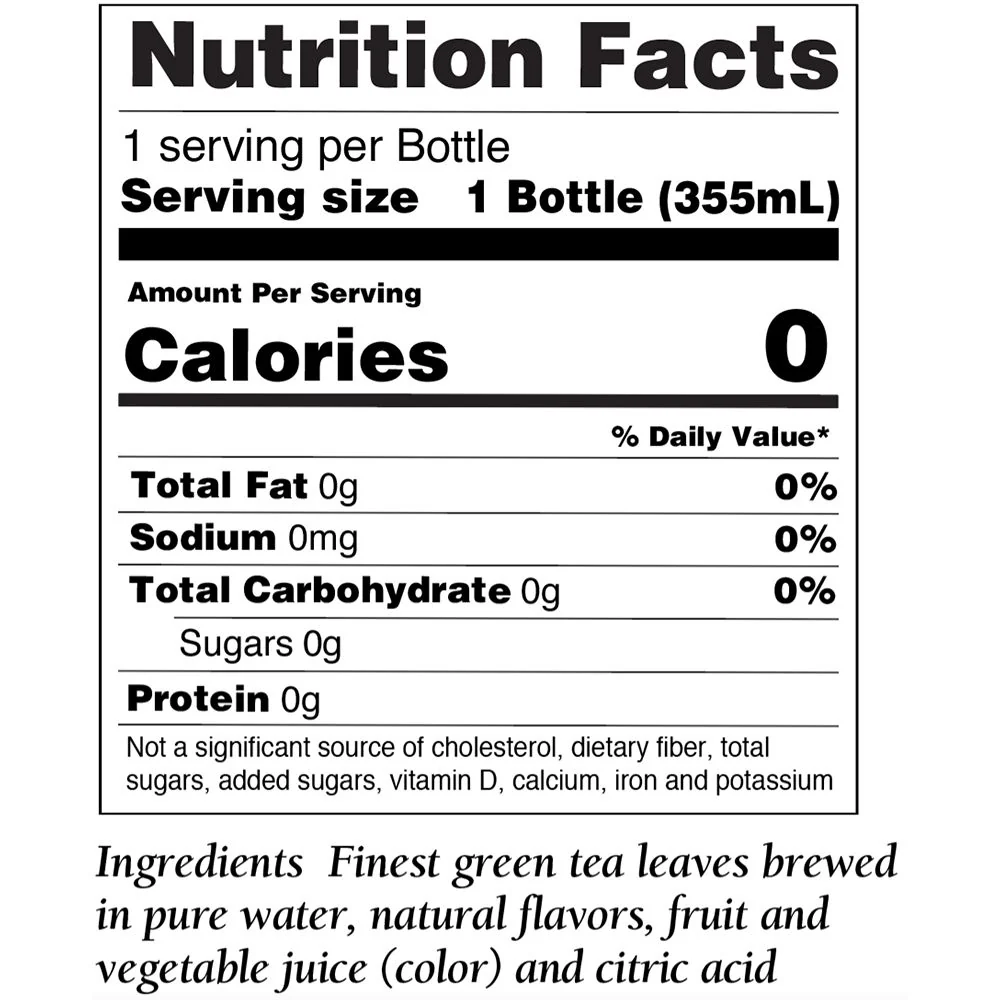 PassionFruit Green Iced Tea - 12 oz - Image 3
