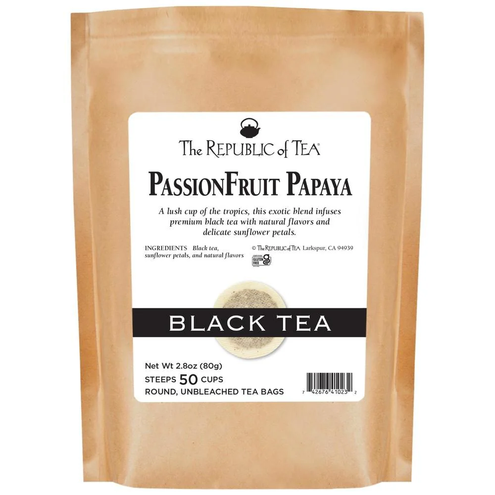 PassionFruit Papaya Black Tea Bags - Image 2