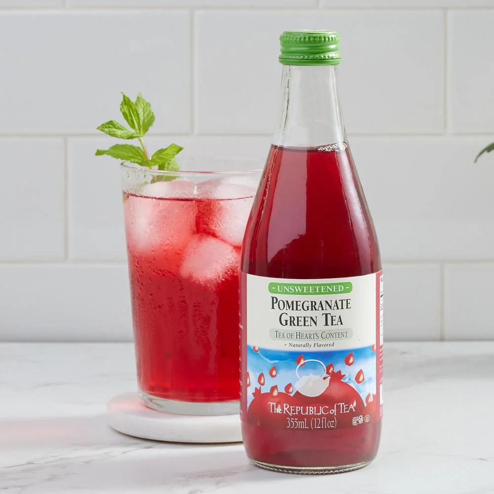 Pomegranate Green Bottled Iced Tea - 12 oz - Image 2