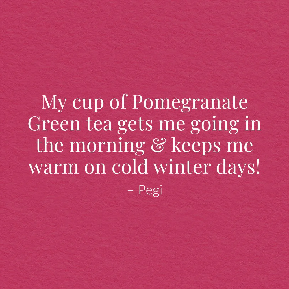 Pomegranate Green SuperFruit Tea Bags - Image 3