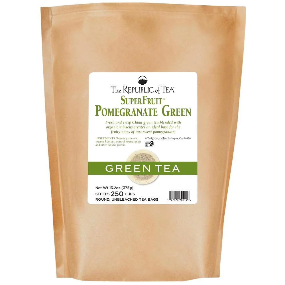 Pomegranate Green SuperFruit Tea Bags - Image 4