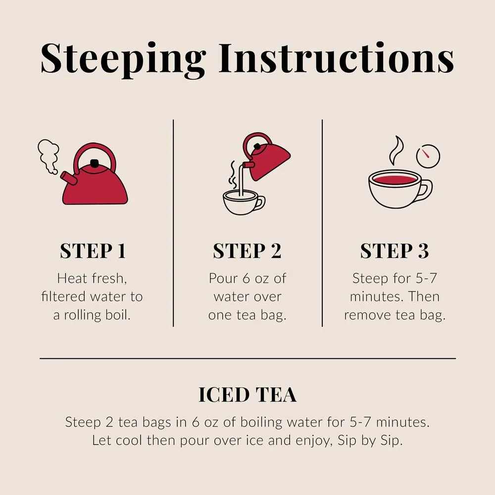 Raspberry Rose Hibiscus Tea Bags - Image 7