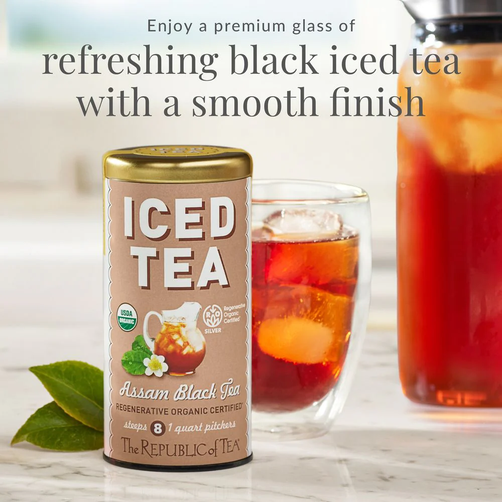 Regenerative Organic Certified® Assam Black Iced Tea Pouches - Image 4