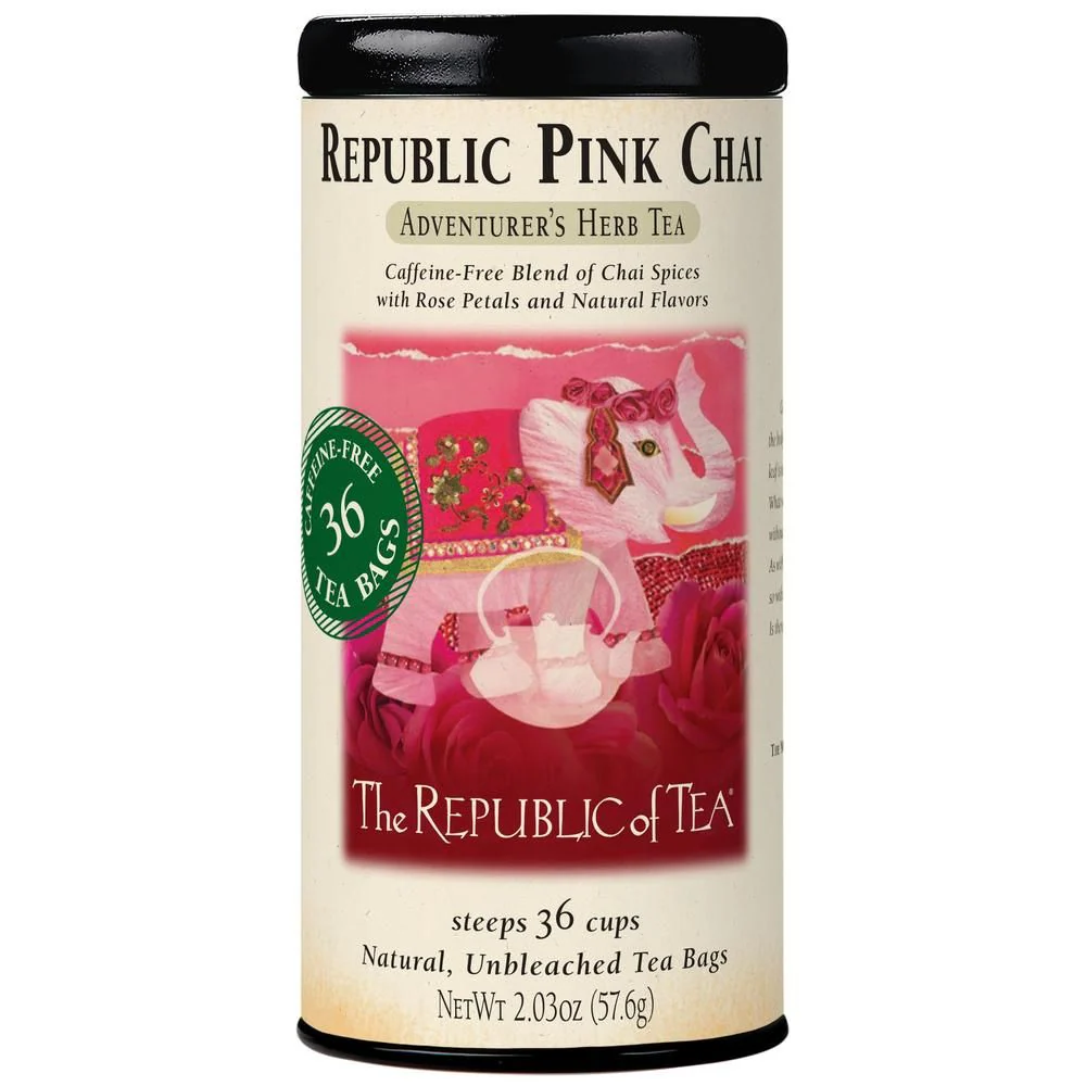 Republic Pink Chai Herbal Tea Bags