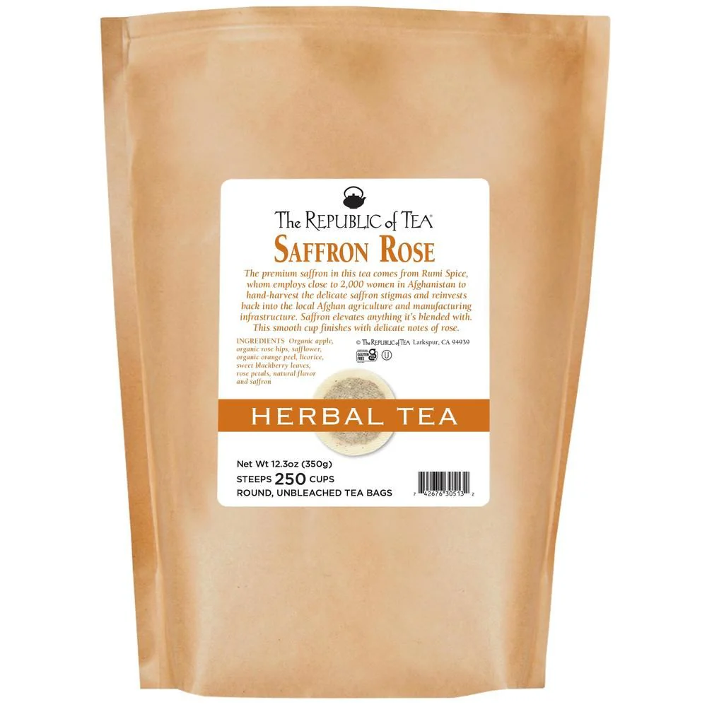 Saffron Rose Herbal Tea Bags - Image 2