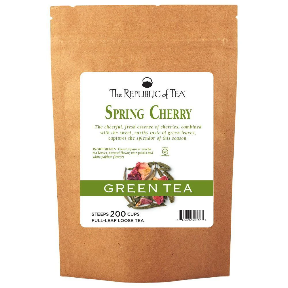 Spring Cherry Green Full-Leaf Tea - Image 4