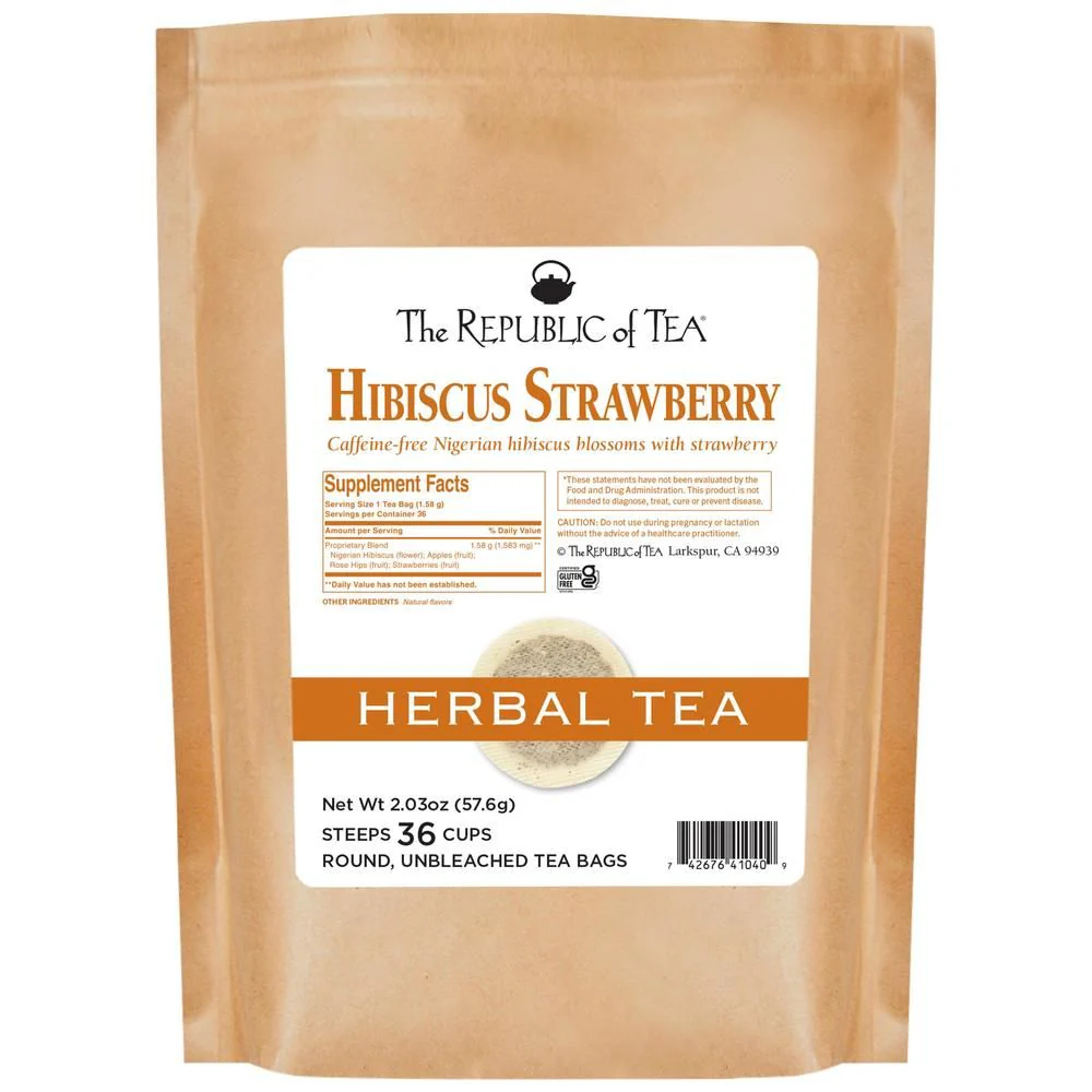 Hibiscus Strawberry Tea Bags - Image 5