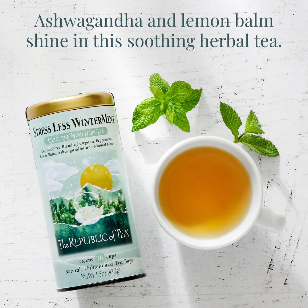 Stress Less WinterMint Tea Bags - Image 3