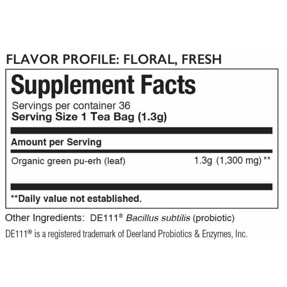 Organic Green Pu-erh SuperDigest Tea® - Image 3