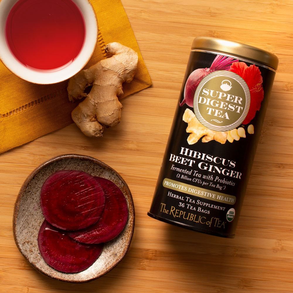 Organic Hibiscus Beet Ginger SuperDigest Tea® - Image 2