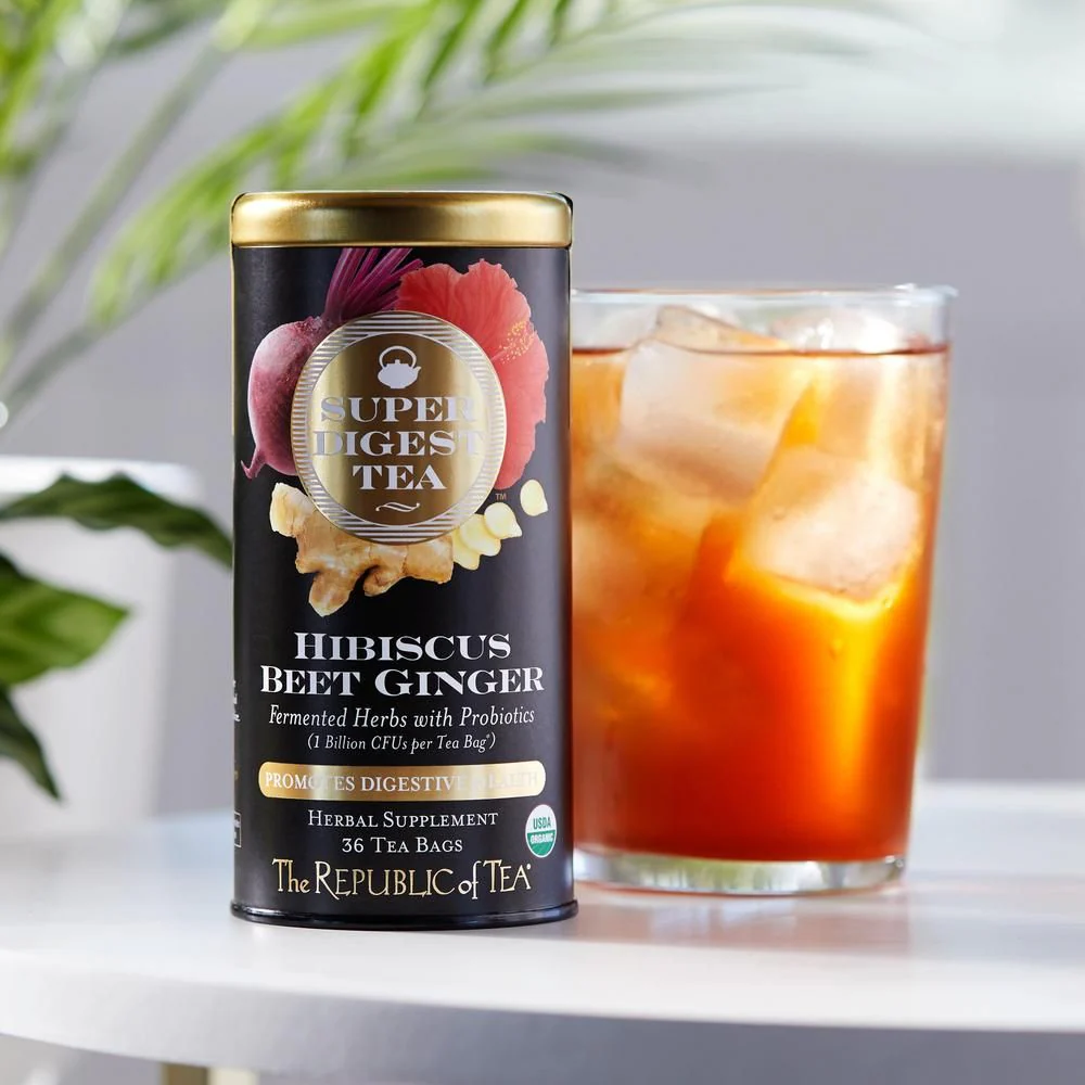 Organic Hibiscus Beet Ginger SuperDigest Tea® - Image 3