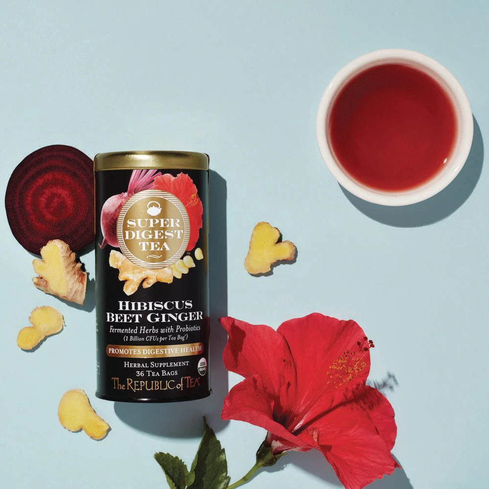 Organic Hibiscus Beet Ginger SuperDigest Tea® - Image 4