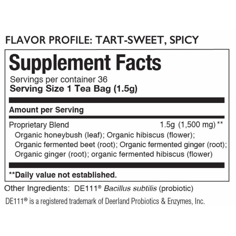 Organic Hibiscus Beet Ginger SuperDigest Tea® - Image 5