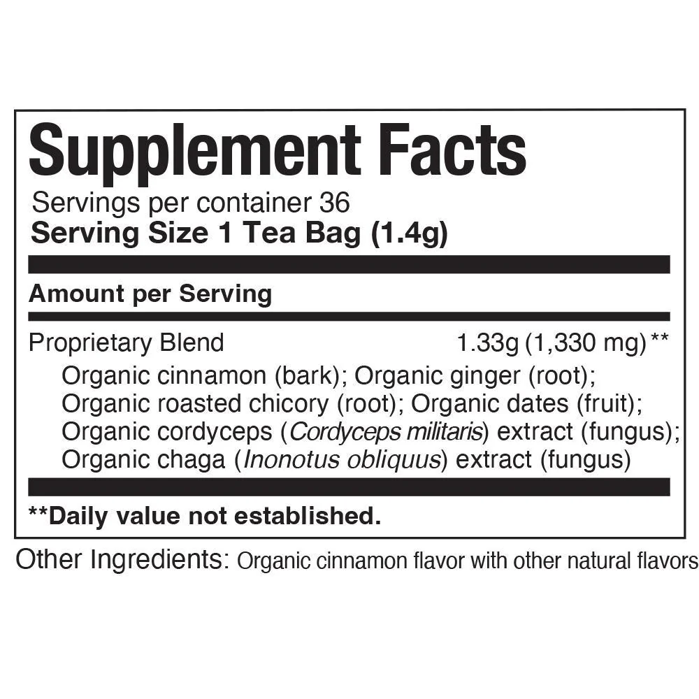 Organic Energy SuperShroom Herbal Tea - Image 3