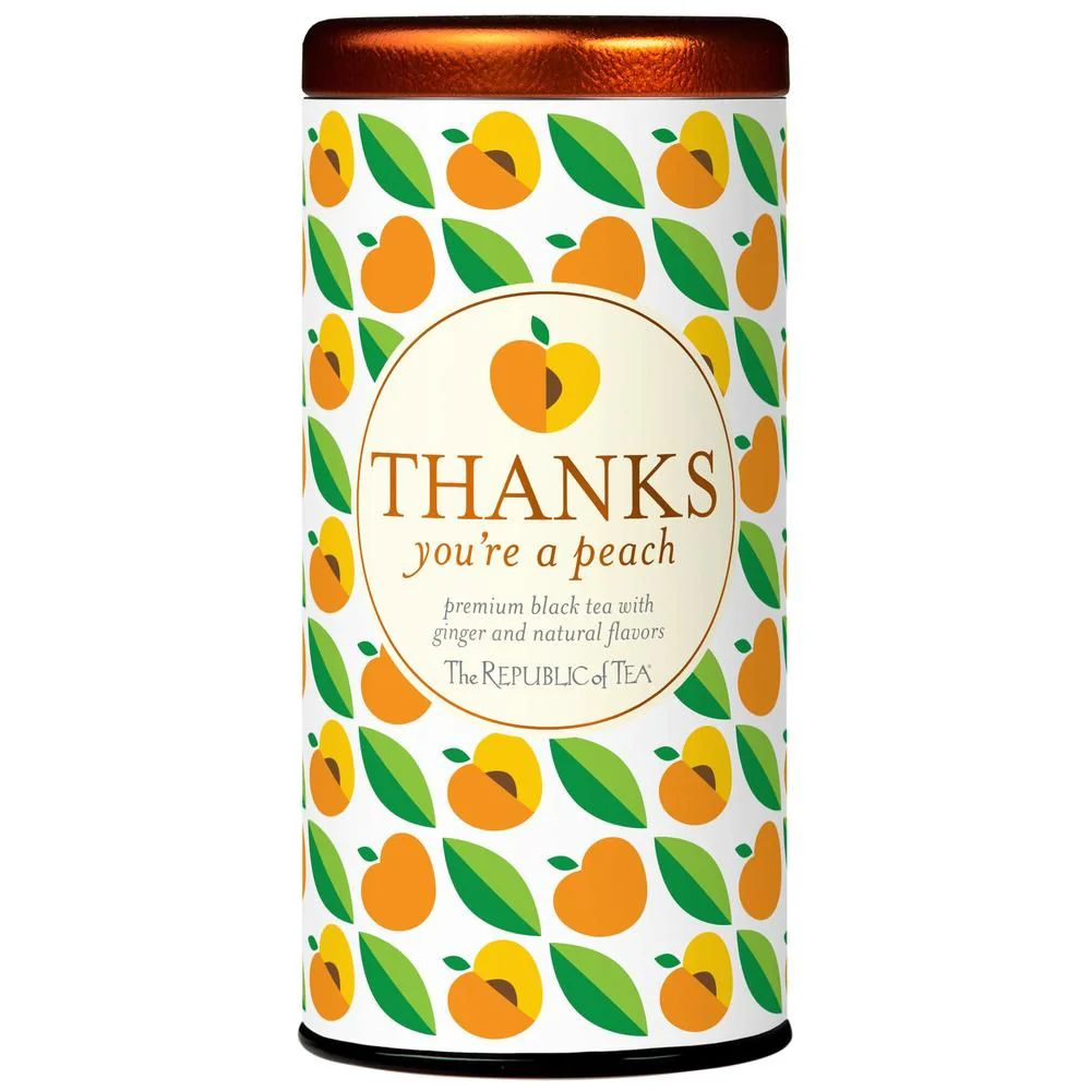 Thanks You're A Peach Gift Tea