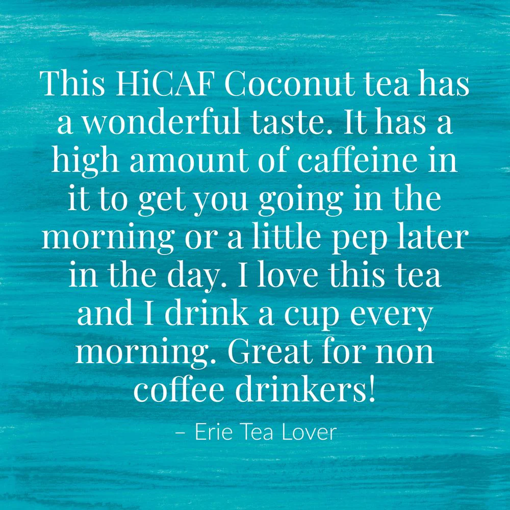 HiCAF® Toasted Coconut Black Tea Bags - Image 7