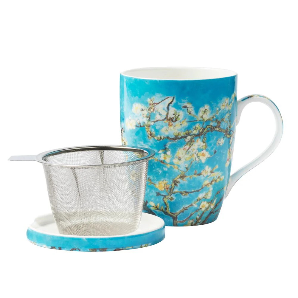 van Gogh Blue Almond Blossom Infuser Mug - Image 2