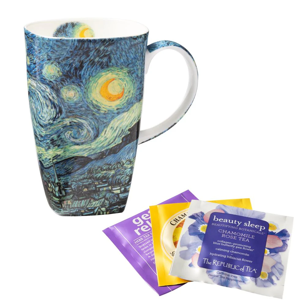 van Gogh Starry Night Grande Mug Set - Image 2