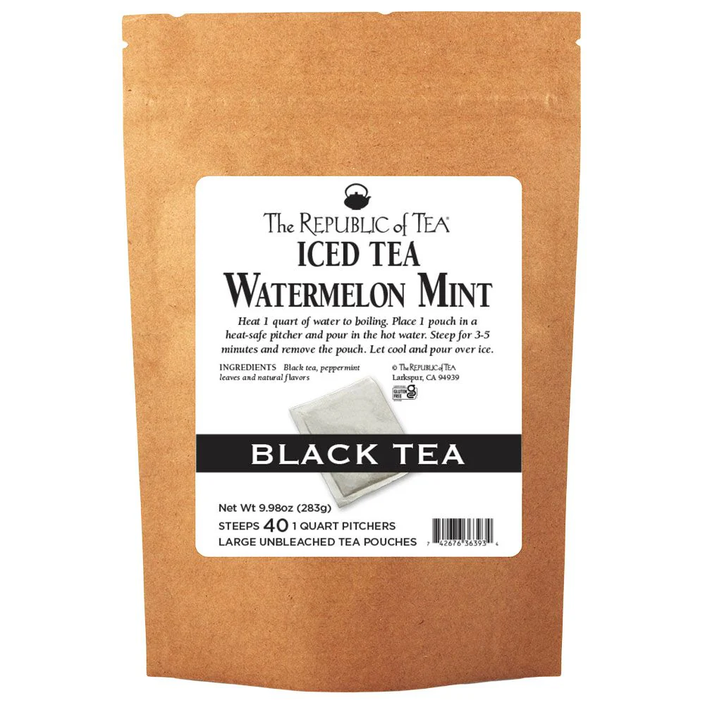 Watermelon Mint Black Large Iced Tea Pouches - Image 6